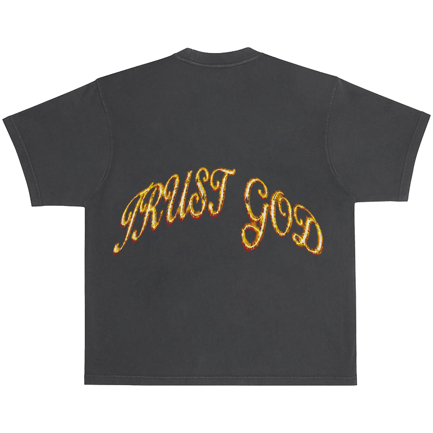 TRUST GOD VINTAGE BLACK TEE