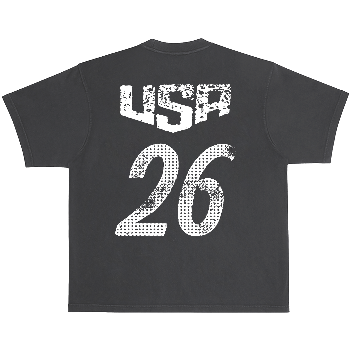 USA 26 VINTAGE BLACK TEE