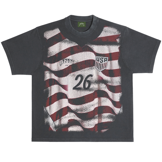 USA 26 VINTAGE BLACK TEE