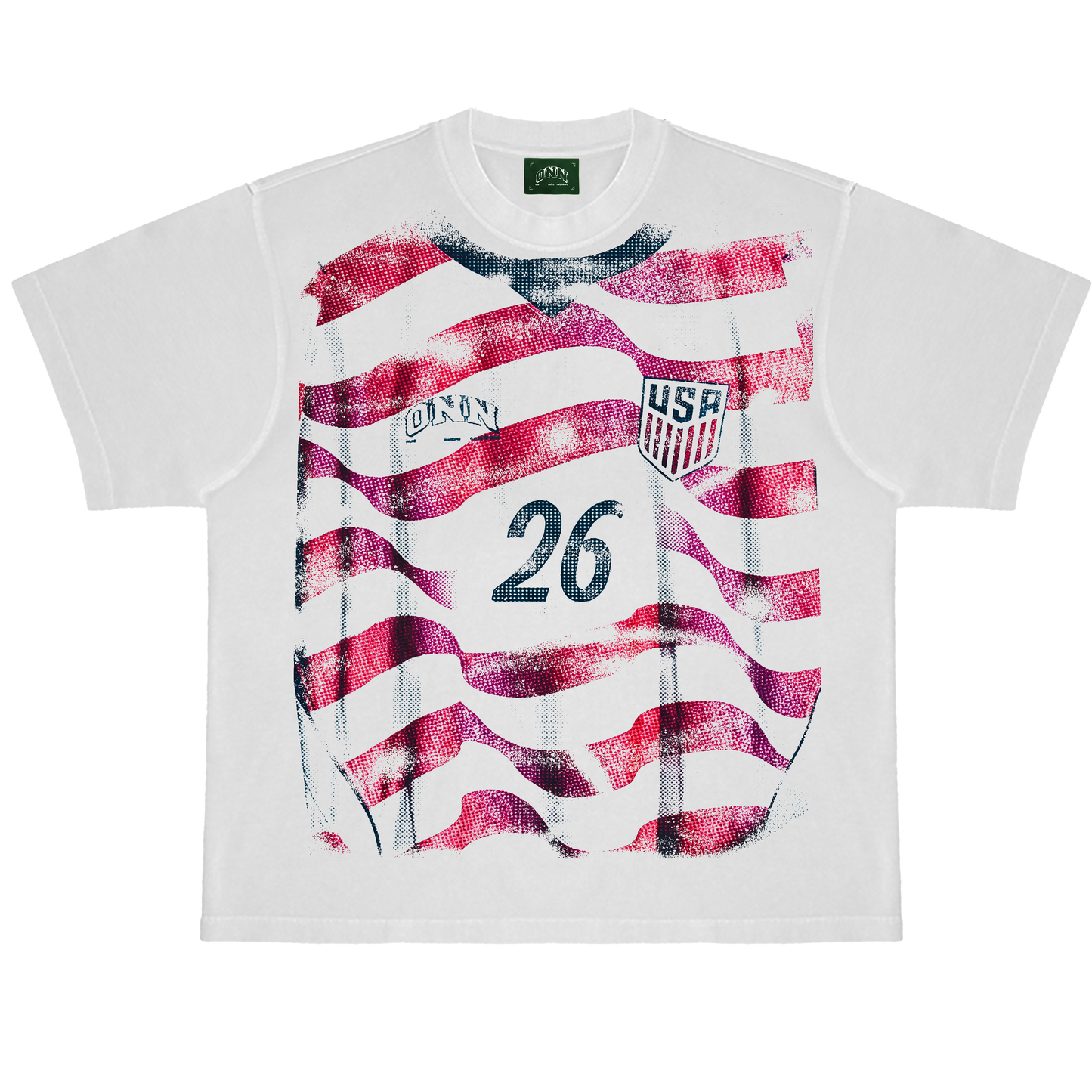USA 26 WHITE TEE