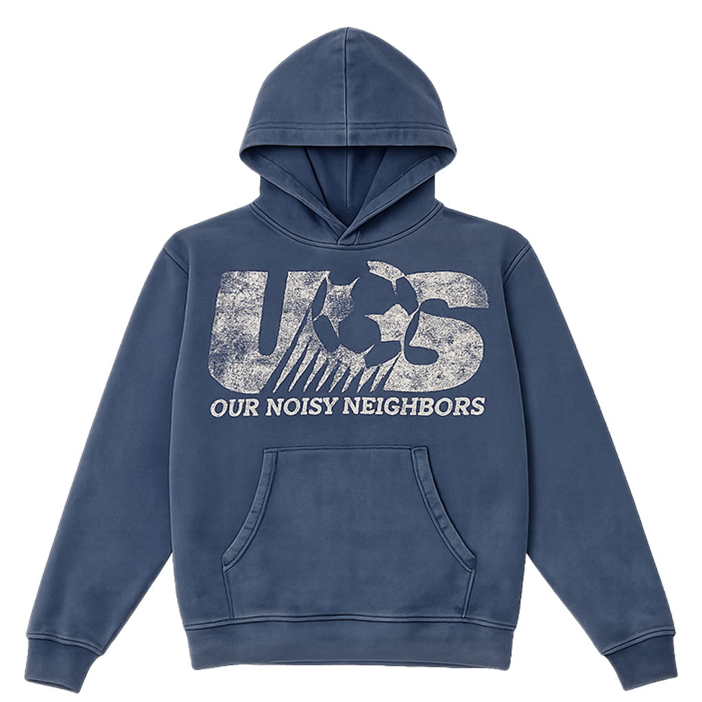 US VINTAGE NAVY BLUE HOODIE