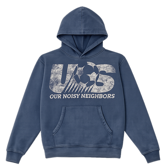 US VINTAGE NAVY BLUE HOODIE