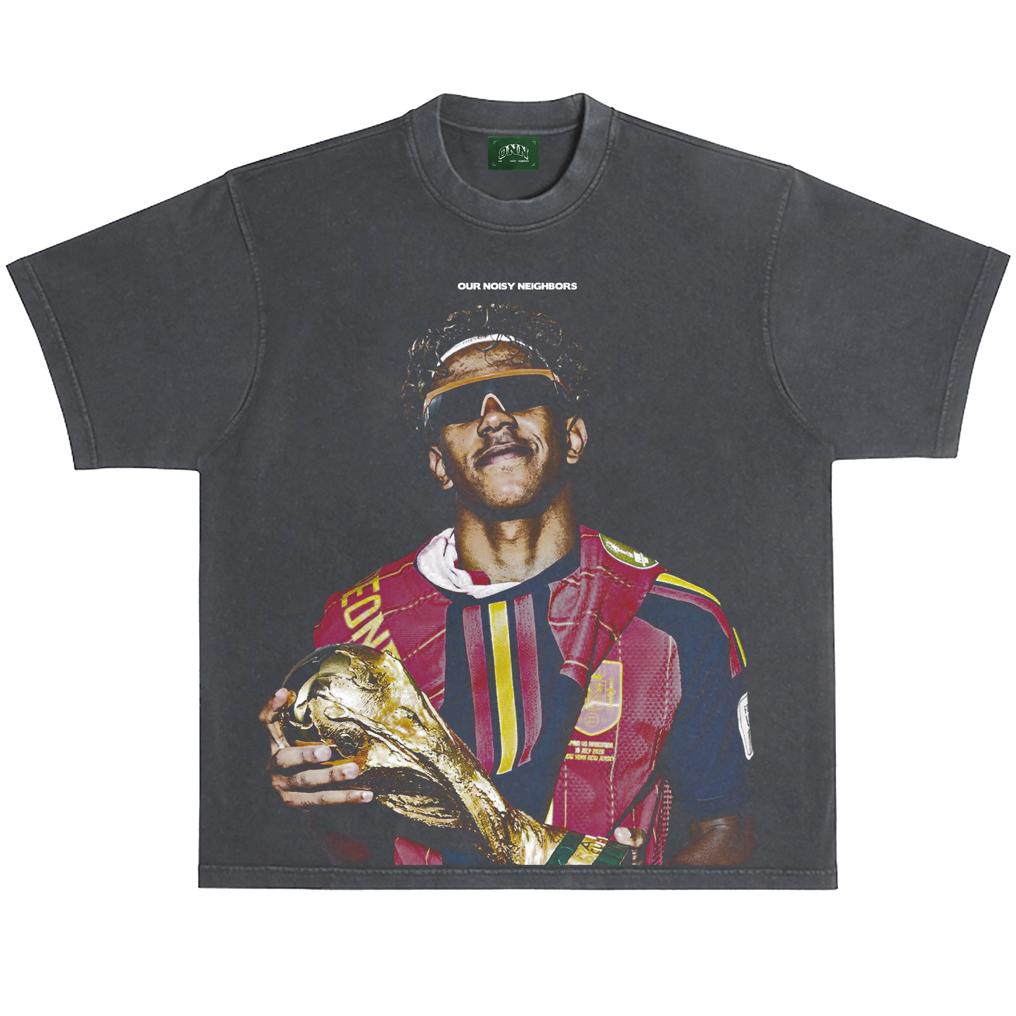 YAMAL WC 26 WINNER VINTAGE BLACK TEE