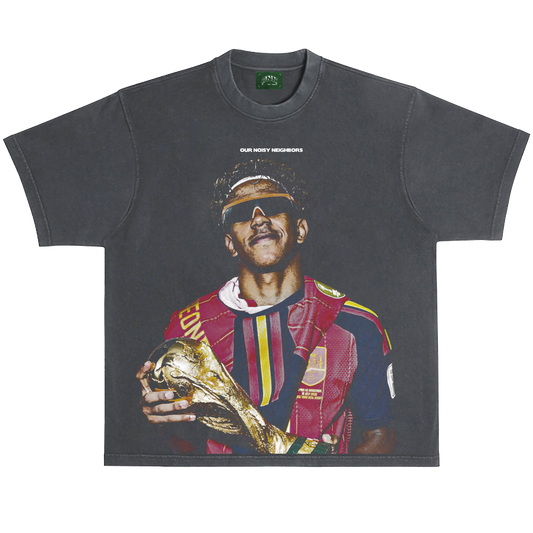 YAMAL WC 26 WINNER VINTAGE BLACK TEE