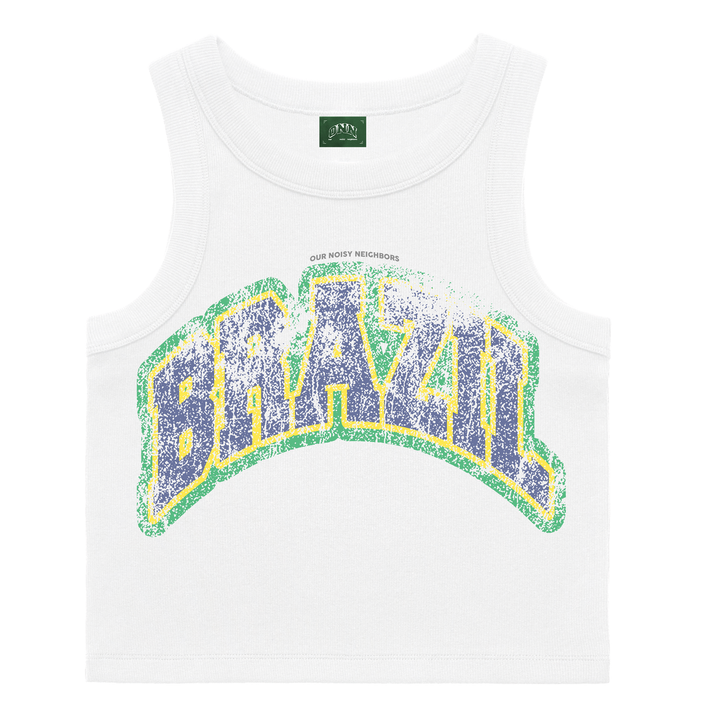WMSN BRAZIL WHITE TANK TOP