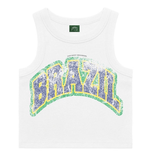 WMSN BRAZIL WHITE TANK TOP