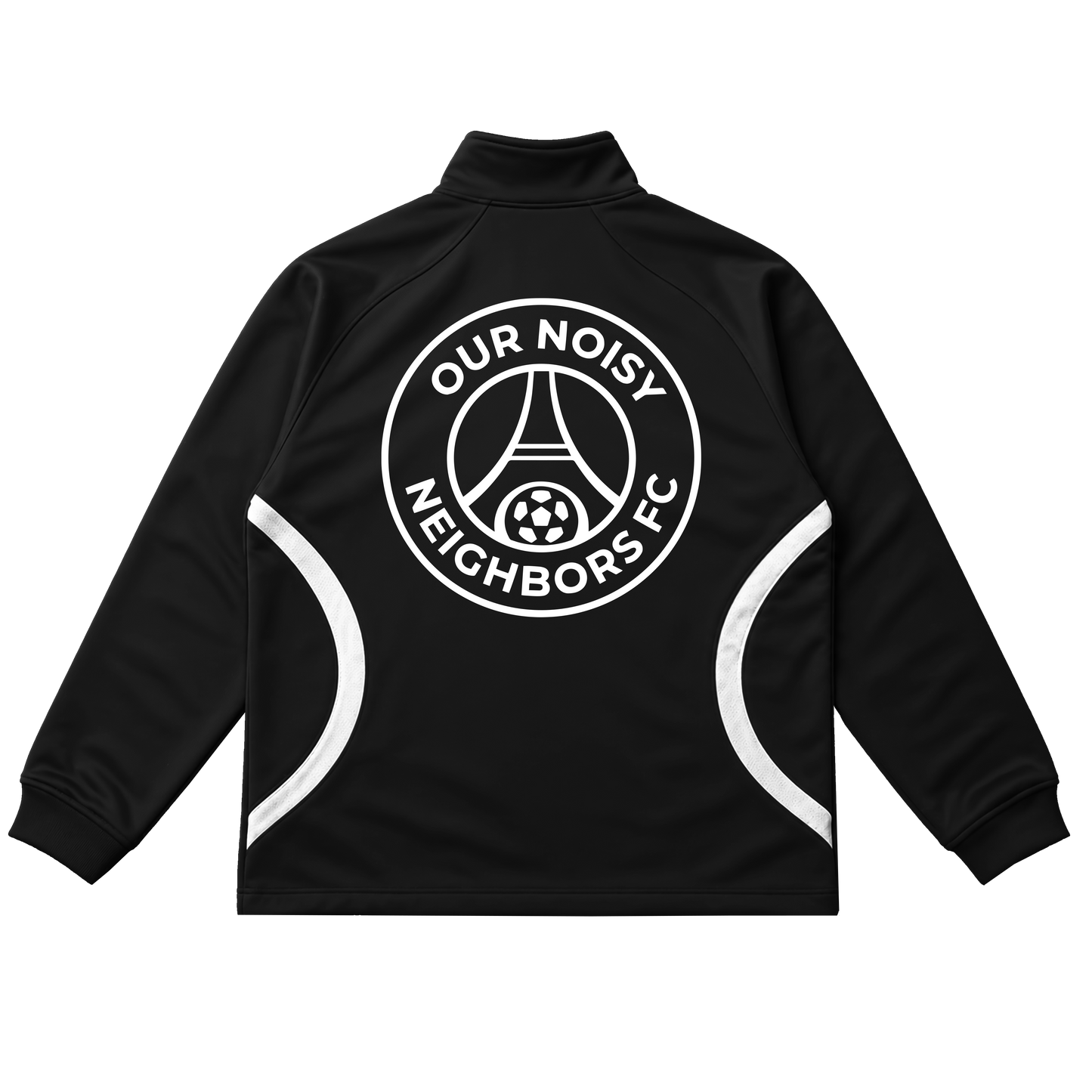 ONN FC BLACK WARM UP JACKET